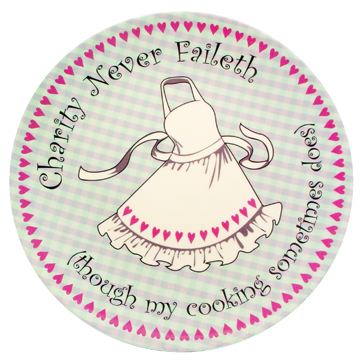 Charity Never Faileth Treat Plate