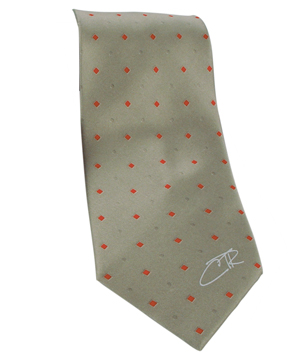 Mens CTR Red with Blue Diamonds Tie