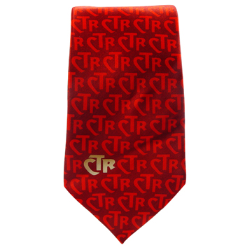 Mens CTR Red Club Tie