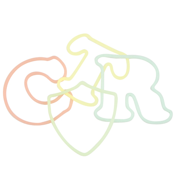 CTR Silly Band Shape Bracelets
