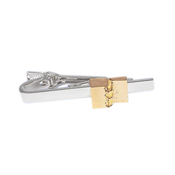 Golden Plates Tie Clip