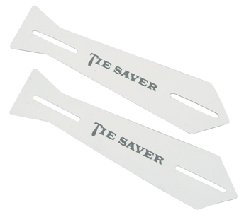 White 2pk Tie Saver
