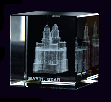 Manti, Utah Temple Cube