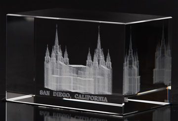 San Diego, California Temple Cube