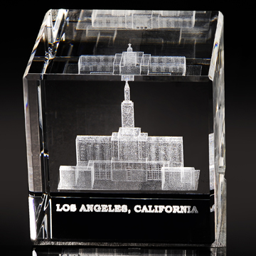 Los Angeles California Temple Cube